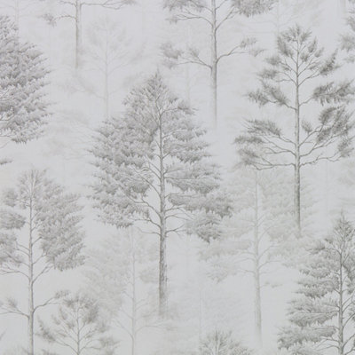 I Love Wallpaper Woodland Whisper Wallpaper In Warm Grey from B&Q