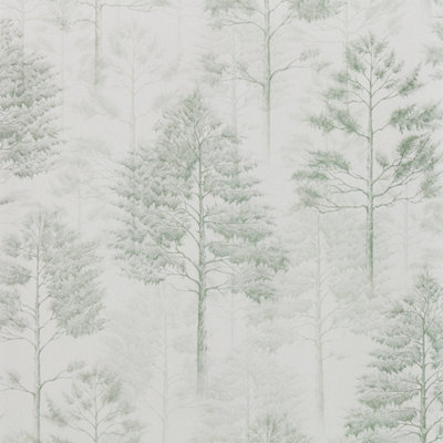 I Love Wallpaper Woodland Whisper Wallpaper In Sage Green from B&Q