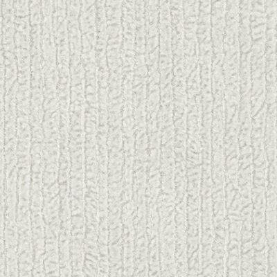 I Love Wallpaper Haptic Metallic Wallpaper In White from B&Q