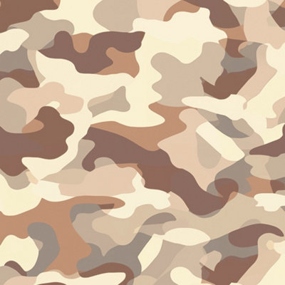 I Love Wallpaper Camouflage Wallpaper In Desert from B&Q