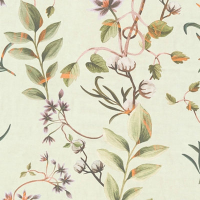 I Love Wallpaper Bloom And Leaf Wallpaper In Sage Green from B&Q
