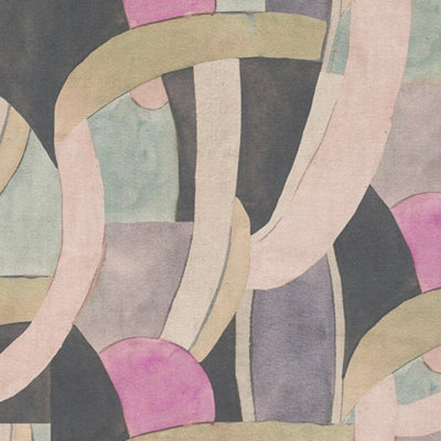 I Love Wallpaper Lucid Flow Wallpaper In Multicolour On Sand from B&Q