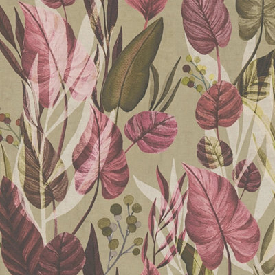 I Love Wallpaper Nature's Embrace Wallpaper In Sand from B&Q