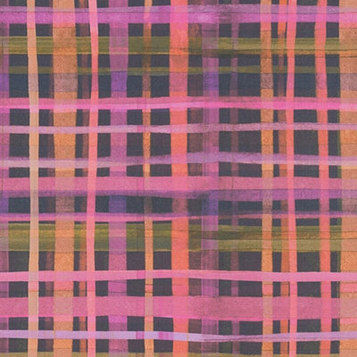 I Love Wallpaper Weave Wallpaper In Purple from B&Q