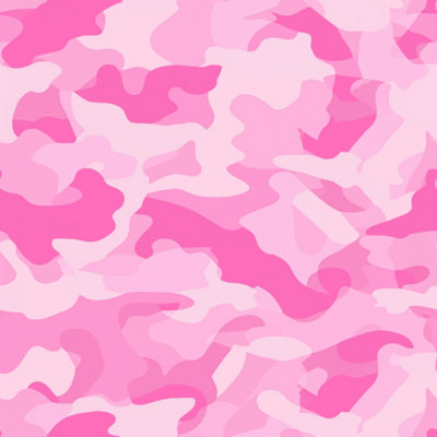 I Love Wallpaper Camouflage Wallpaper In Pink from B&Q