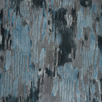 I Love Wallpaper Novara Wallpaper In BlueCharcoal And Silver Glitter from B&Q