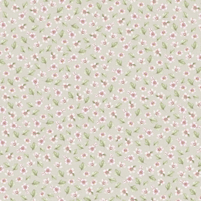 I Love Wallpaper Apple Blossom Wallpaper In Soft Sage from B&Q