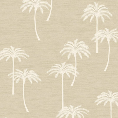 I Love Wallpaper Delicate Palm Wallpaper In Taupe from B&Q