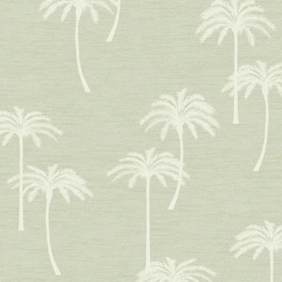 I Love Wallpaper Delicate Palm Wallpaper In Sage from B&Q