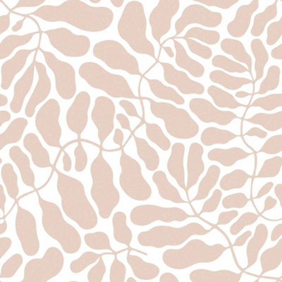 I Love Wallpaper Coral Reef Wallpaper In Light Terracotta from B&Q