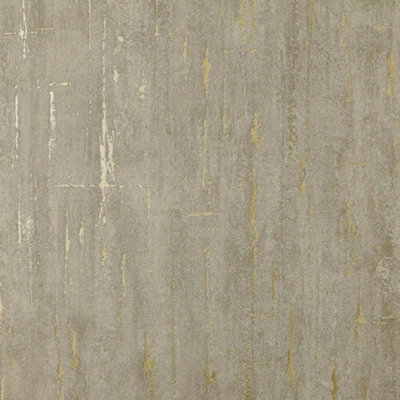 B&Q -  Sample Of Sofia Wallpaper In Mocha With Gold Metallic