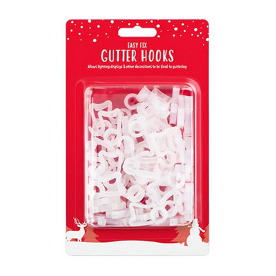 HSD Gutter Light HooksSet Of 64 For Easy Christmas & Holiday Light Installation from B&Q