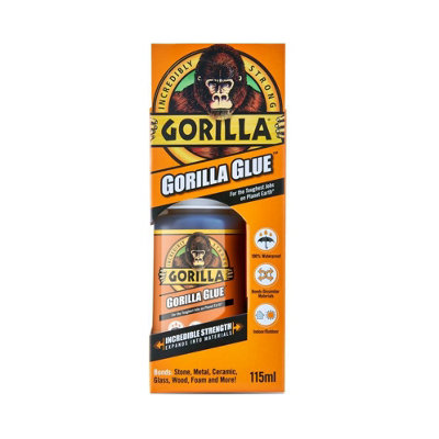 Original Gorilla Glue 115Ml6 PackStrongWaterproof Adhesive For WoodMetalCeramic & More from B&Q