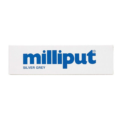 Milliput Silver Grey Epoxy Putty 113G (2 Pack)2 Part Repair Filler For MetalPlumbingRadiatorsWood & Plastic from B&Q