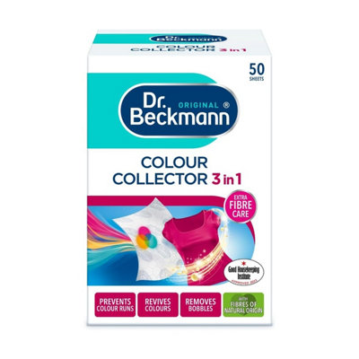 Dr. Beckmann Colour Collector 3In1 Laundry Sheets (6 Pack X 50 Sheets)Prevents Colour RunsProtects FabricsFibre Care from B&Q