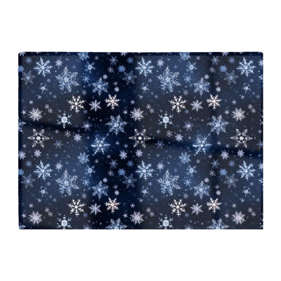 Warren Reed Designer Dreamy And Magical Snowflake Glass Chopping Board from B&Q