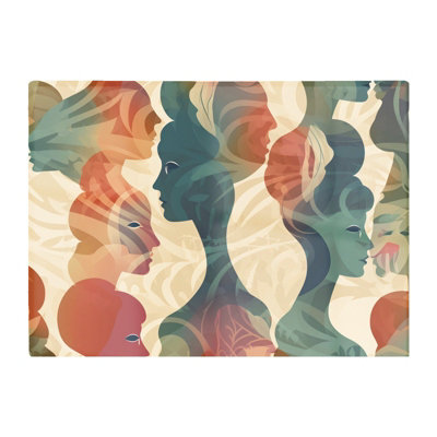 Warren Reed Designer Coloured Silhouette Glass Chopping Board