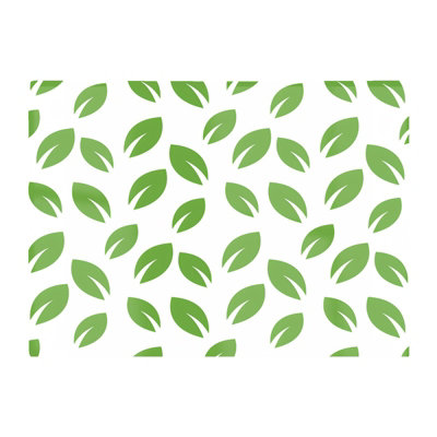 B&Q -  Leaves Pattern Glass Chopping Board