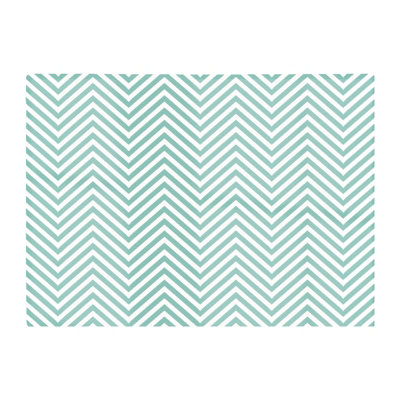 B&Q -  Geometric Chevron Pattern Glass Chopping Board