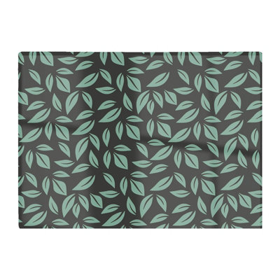 B&Q -  Delicate Leaf Glass Chopping Board