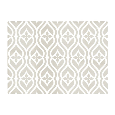 B&Q -  Abstract Ornament Pattern Glass Chopping Board