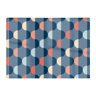 B&Q -  Geometric Pattern Glass Chopping Board