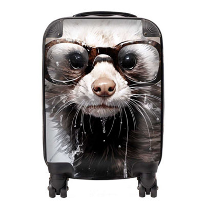 Warren Reed Designer Splashart Ferret SuitcaseMini Cabin from B&Q