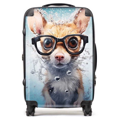 Warren Reed Designer Splashart Doormouse SuitcaseMedium from B&Q