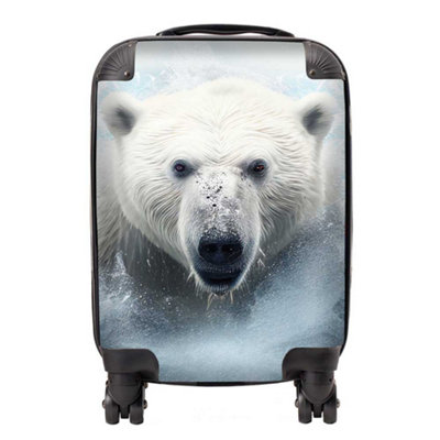 Warren Reed Designer Polar Bear Splashart SuitcaseMini Cabin from B&Q