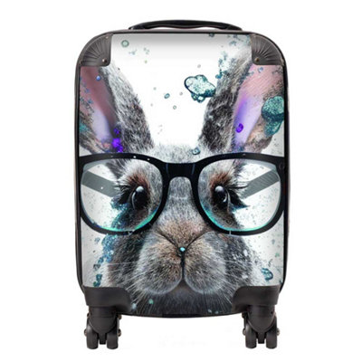 Warren Reed Designer Rabbit Splashart SuitcaseMini Cabin from B&Q