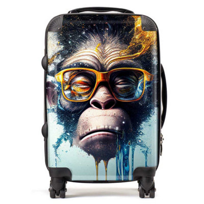 Warren Reed Designer Monkey Splashart SuitcaseCabin from B&Q