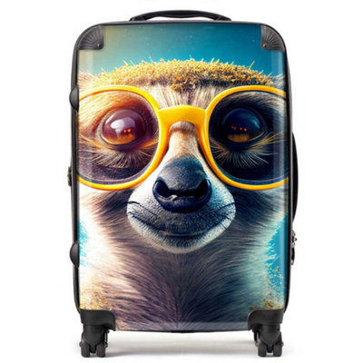 Warren Reed Designer Meerkat Splashart SuitcaseMedium from B&Q
