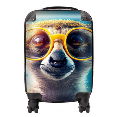 Warren Reed Designer Meerkat Splashart SuitcaseMini Cabin from B&Q