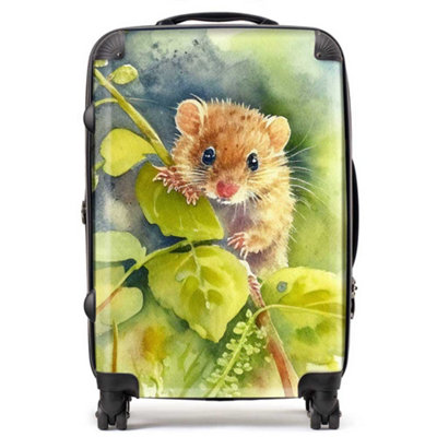 Warren Reed Designer Dormouse Watercolour SuitcaseMedium from B&Q
