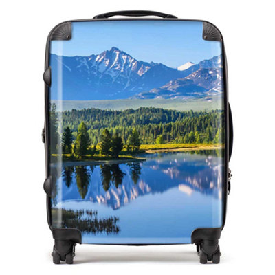 B&Q -  Summer Mountain Lake SuitcaseLarge