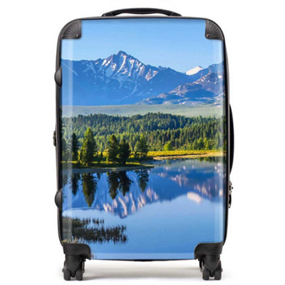 B&Q -  Summer Mountain Lake SuitcaseMedium