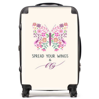 Warren Reed Designer Spread Your Wings SuitcaseMedium from B&Q