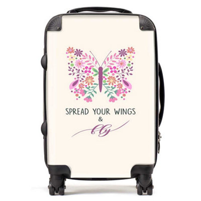 Warren Reed Designer Spread Your Wings SuitcaseCabin from B&Q