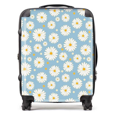 Warren Reed Designer Summer Daisy Pattern SuitcaseLarge from B&Q