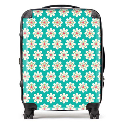 Warren Reed Designer Daisy Pattern SuitcaseLarge from B&Q
