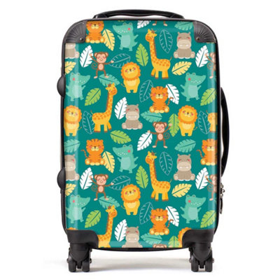 Warren Reed Designer Jungle Animals SuitcaseCabin from B&Q