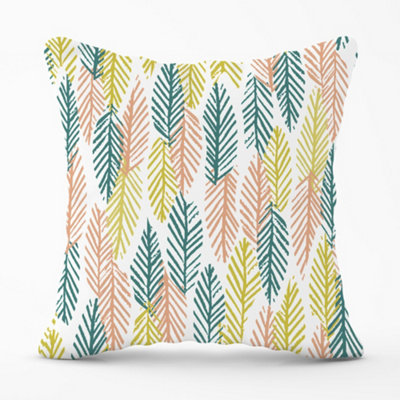 Warren Reed Designer Scandinavian Style Foliage Cushions 45Cm X 45Cm from B&Q