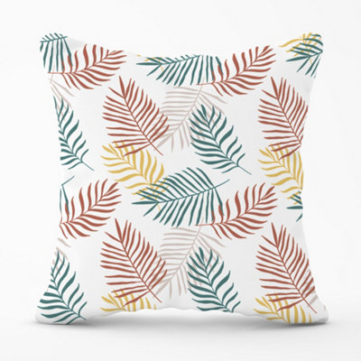 Warren Reed Designer Palm Branches In Natural Colors Cushions 60Cm X 60Cm from B&Q