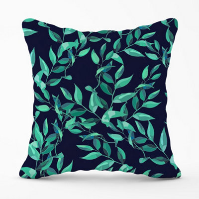B&Q -  Delicate Green Foliage Cushions 60Cm X 60Cm