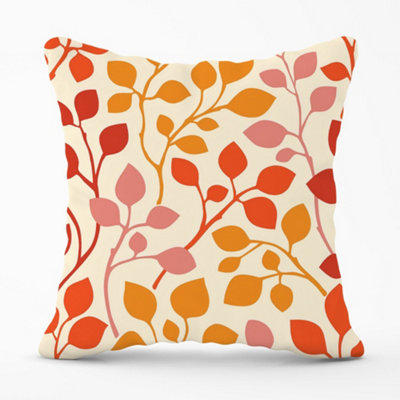 Warren Reed Designer Colorful Autumn Leaves Cushions 45Cm X 45Cm from B&Q