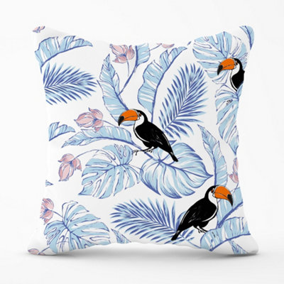 Warren Reed Designer Tropical Toucan Cushions 45Cm X 45Cm from B&Q