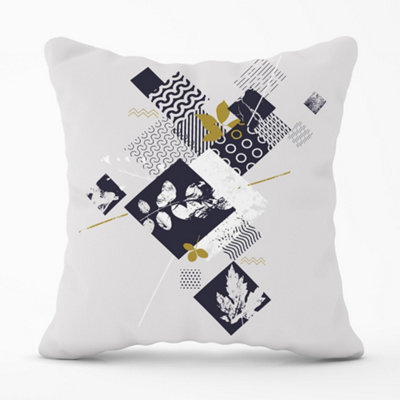 Warren Reed Designer Abstract Botanical Cushions 45Cm X 45Cm from B&Q