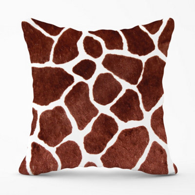 Warren Reed Designer Giraffe Spots Print Cushions 45Cm X 45Cm from B&Q
