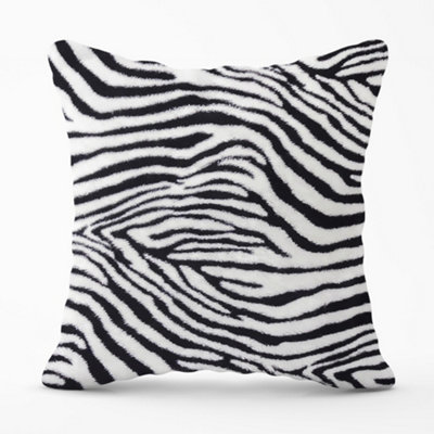 Warren Reed Designer Zebra Texture Pattern Cushions 60Cm X 60Cm from B&Q