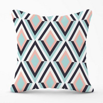 Warren Reed Designer Zig Zag Abstract Pattern Cushions 60Cm X 60Cm from B&Q